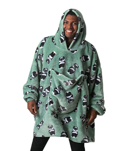 Pouch Pocket Hoodie Pand-UH! Sage ADULT